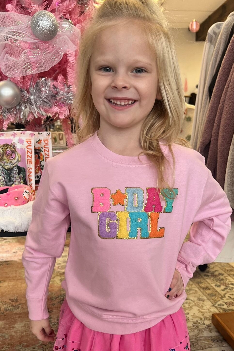 Birthday girl sweatshirt sale