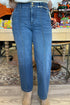 "Ab"solution Skyrise Center Front Seam Wide Leg Jeans JEANS DEMOCRACY 