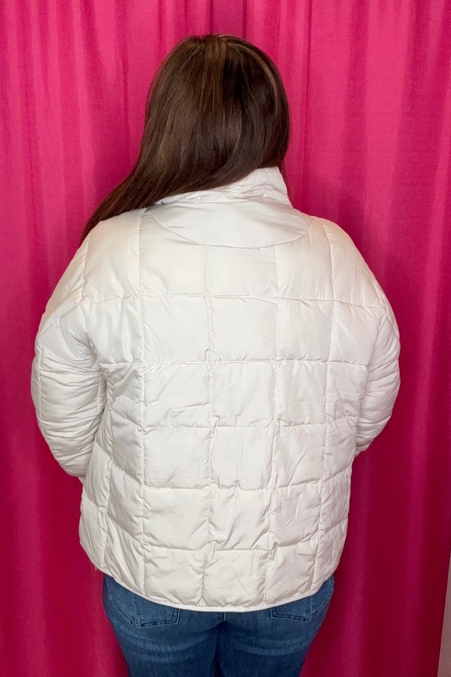 Zip-Up Puffer Coat JACKET VERYJ 