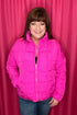 Zip-Up Puffer Coat JACKET VERYJ PINK S 