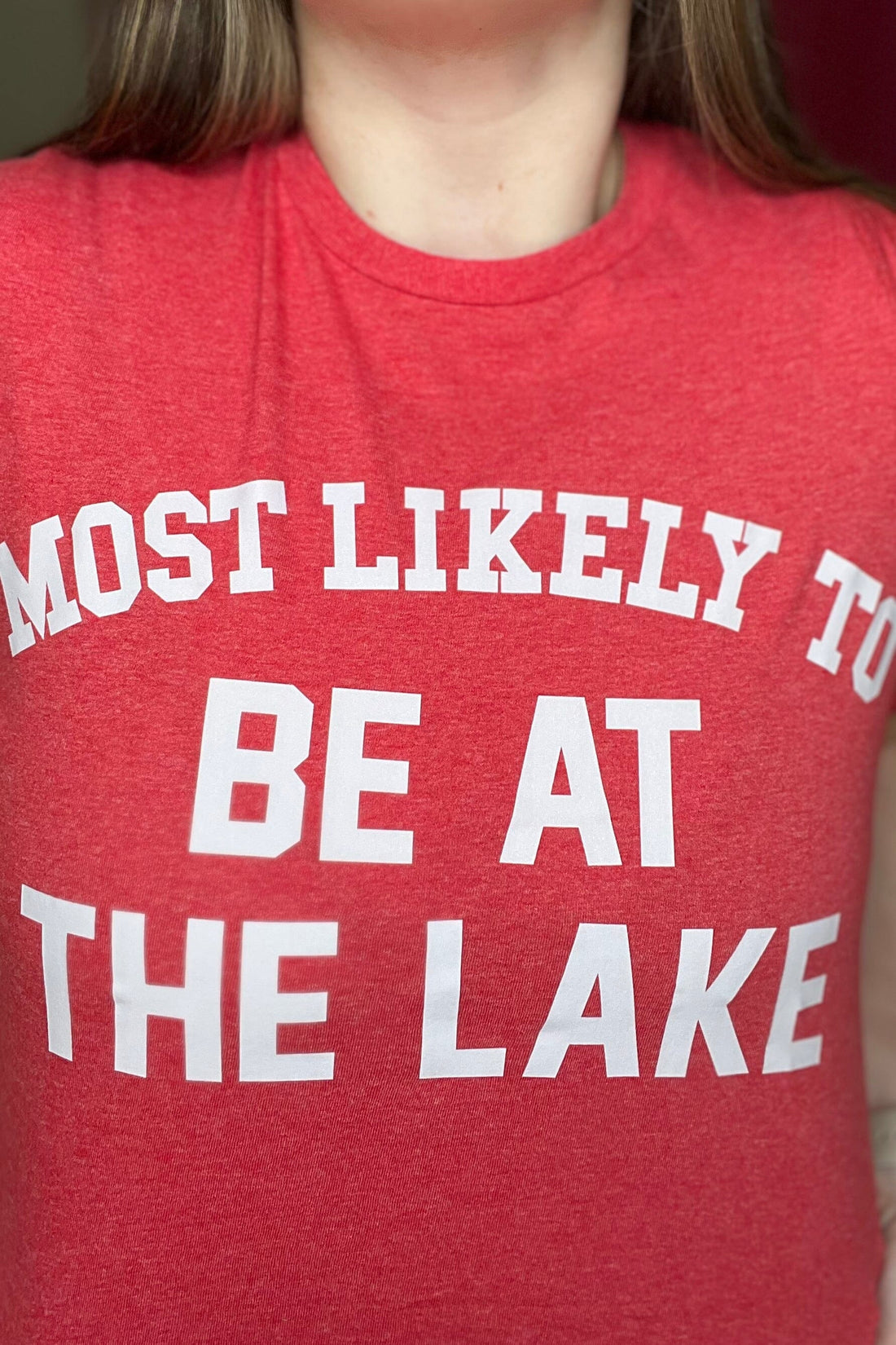 Most Likely to be at the Lake Tee MISSY BASIC KNIT K Lane&