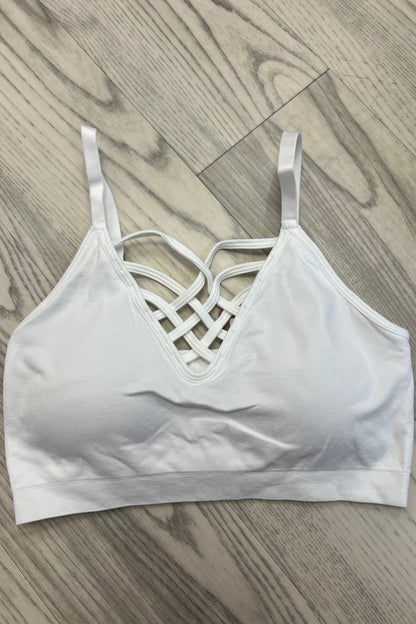 Cage Bras UNDER ZENANA WHITE S/M 