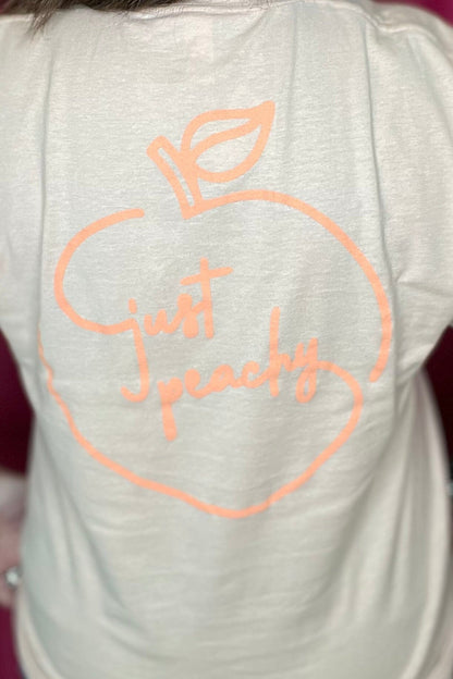 Just Peachy T-Shirt MISSY BASIC KNIT K Lane&