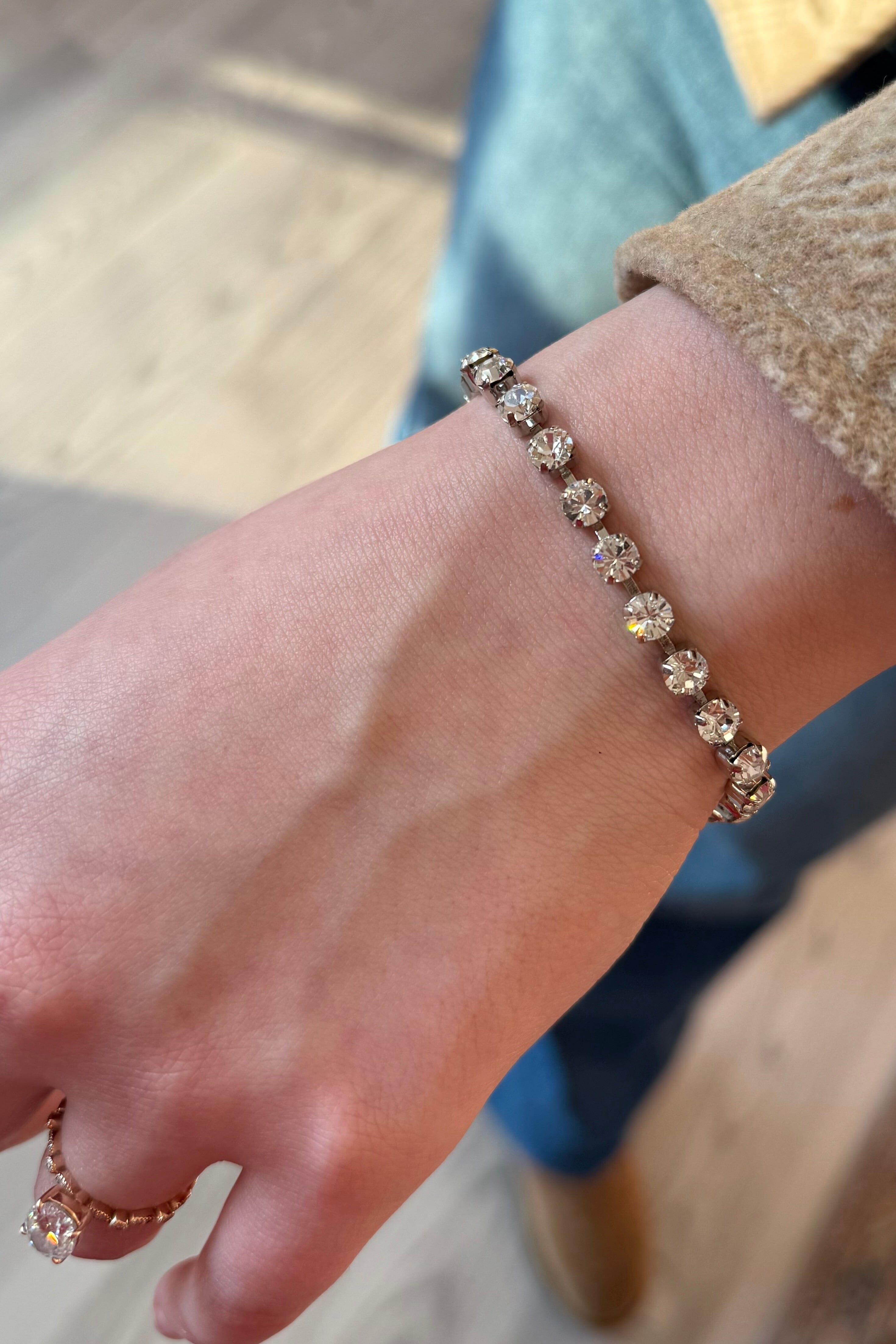 Petite Everyday Bracelet in &quot;On A Clear Day&quot; Rhodium BETTERBRANDJEWELRY Mariana 