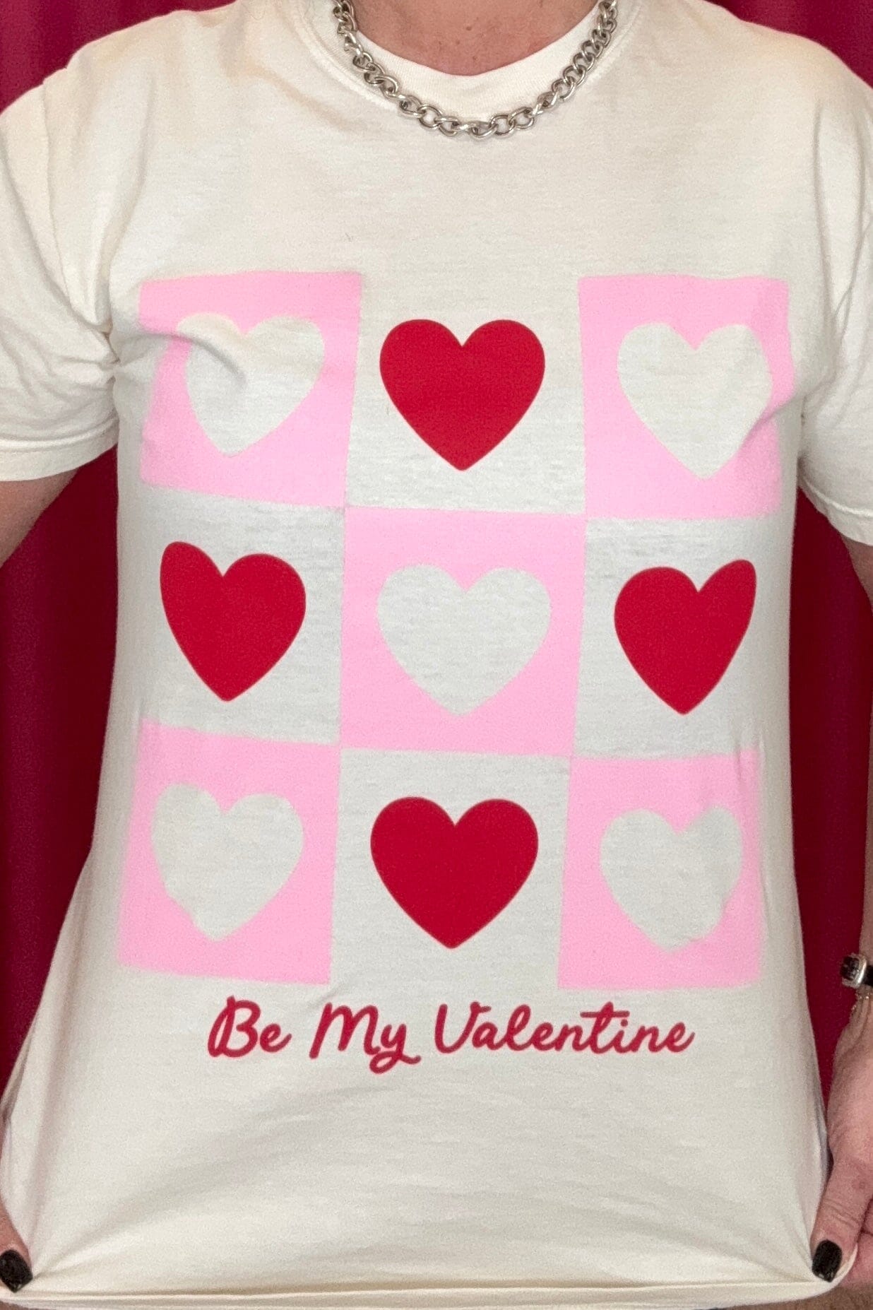 Be My Valentine Graphic Tee MISSY BASIC KNIT K Lane&