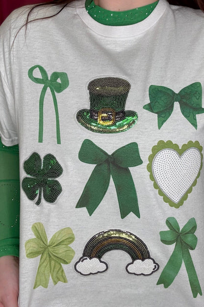 Sparkle Patch &amp; Bows St Patty&