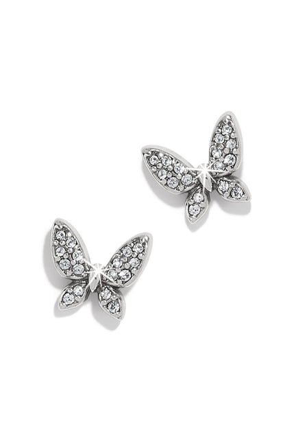 Enchanting Butterfly Silver Post Earrings BJEWELRY Brighton Collectables 