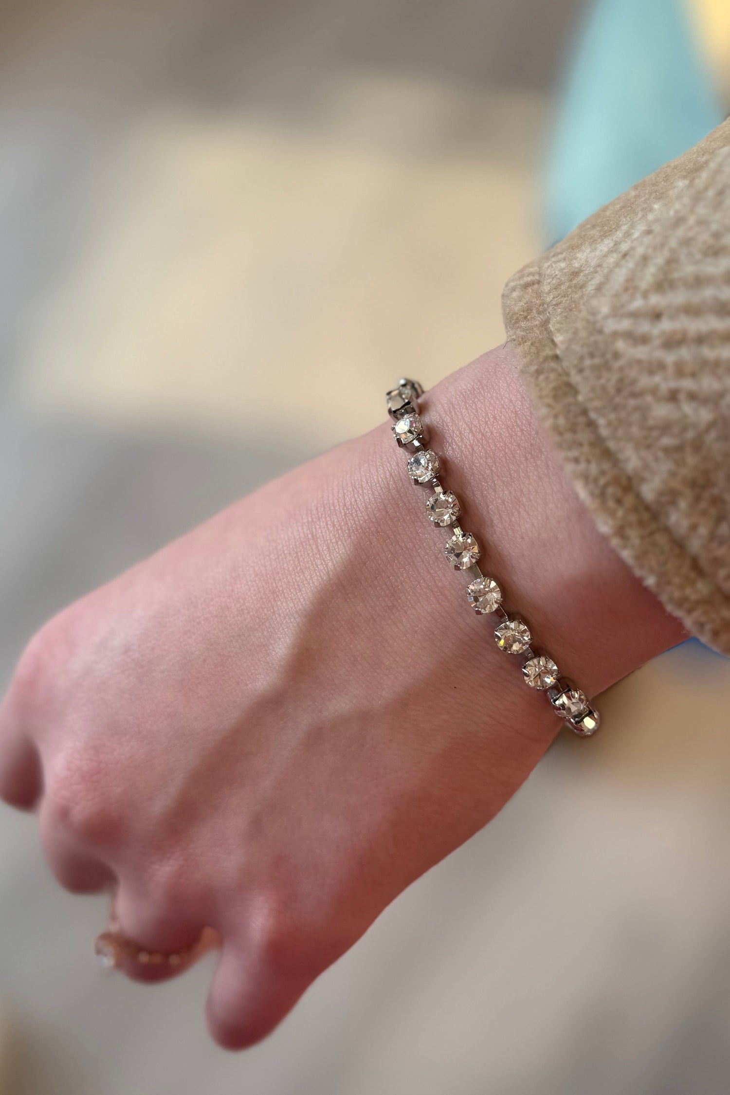 Petite Everyday Bracelet in &quot;On A Clear Day&quot; Rhodium BETTERBRANDJEWELRY Mariana 