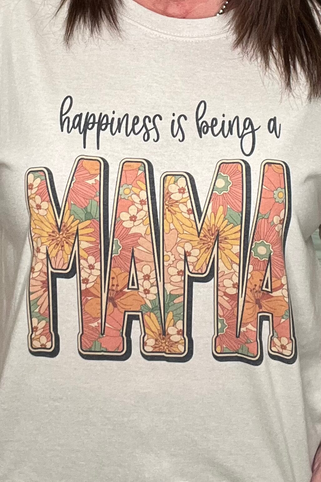 Happiness is ...Mama Shirt MISSY BASIC KNIT K Lane&