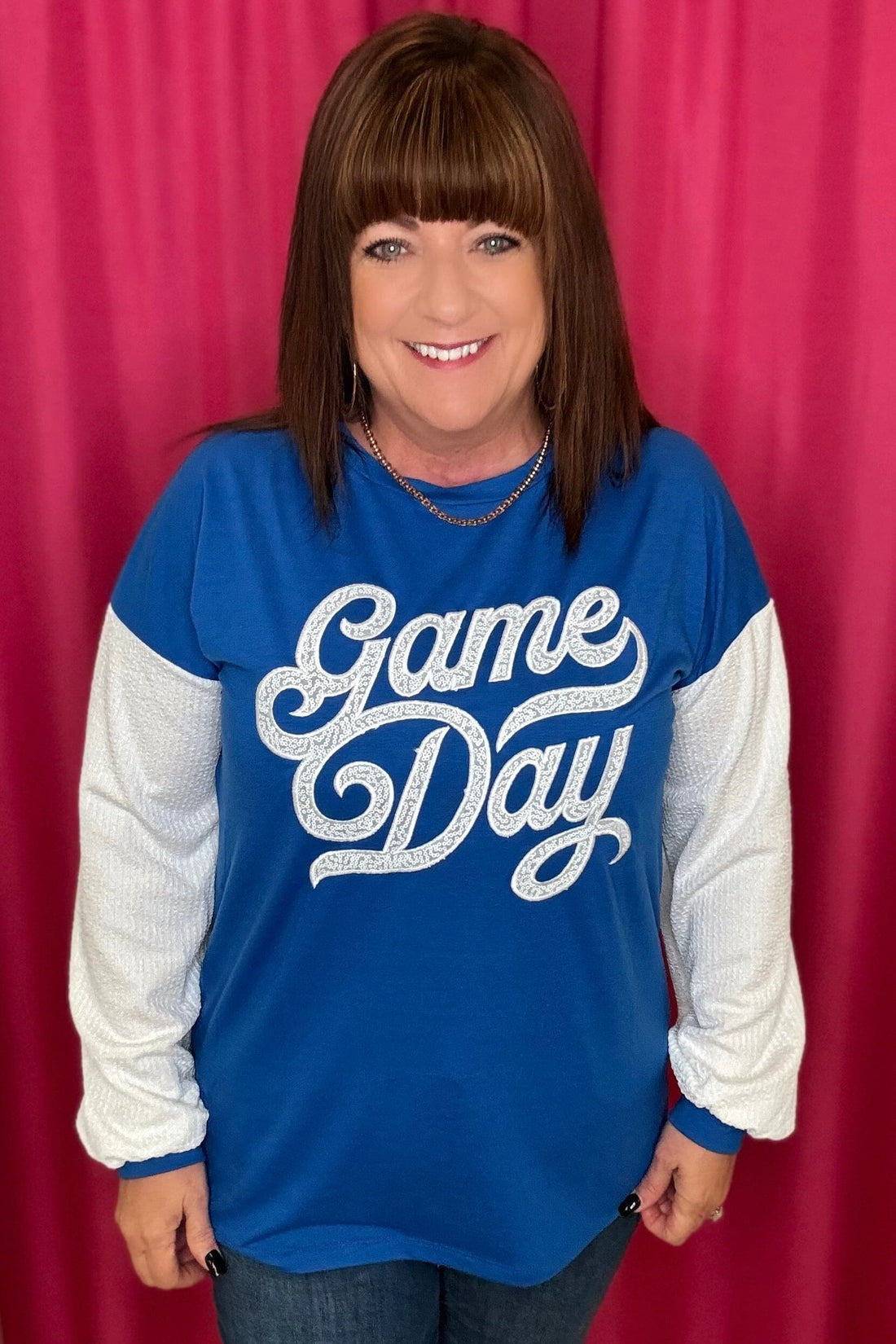 Long Sleeve Game Day Top JRTOP CASUAL TOP K Lane&