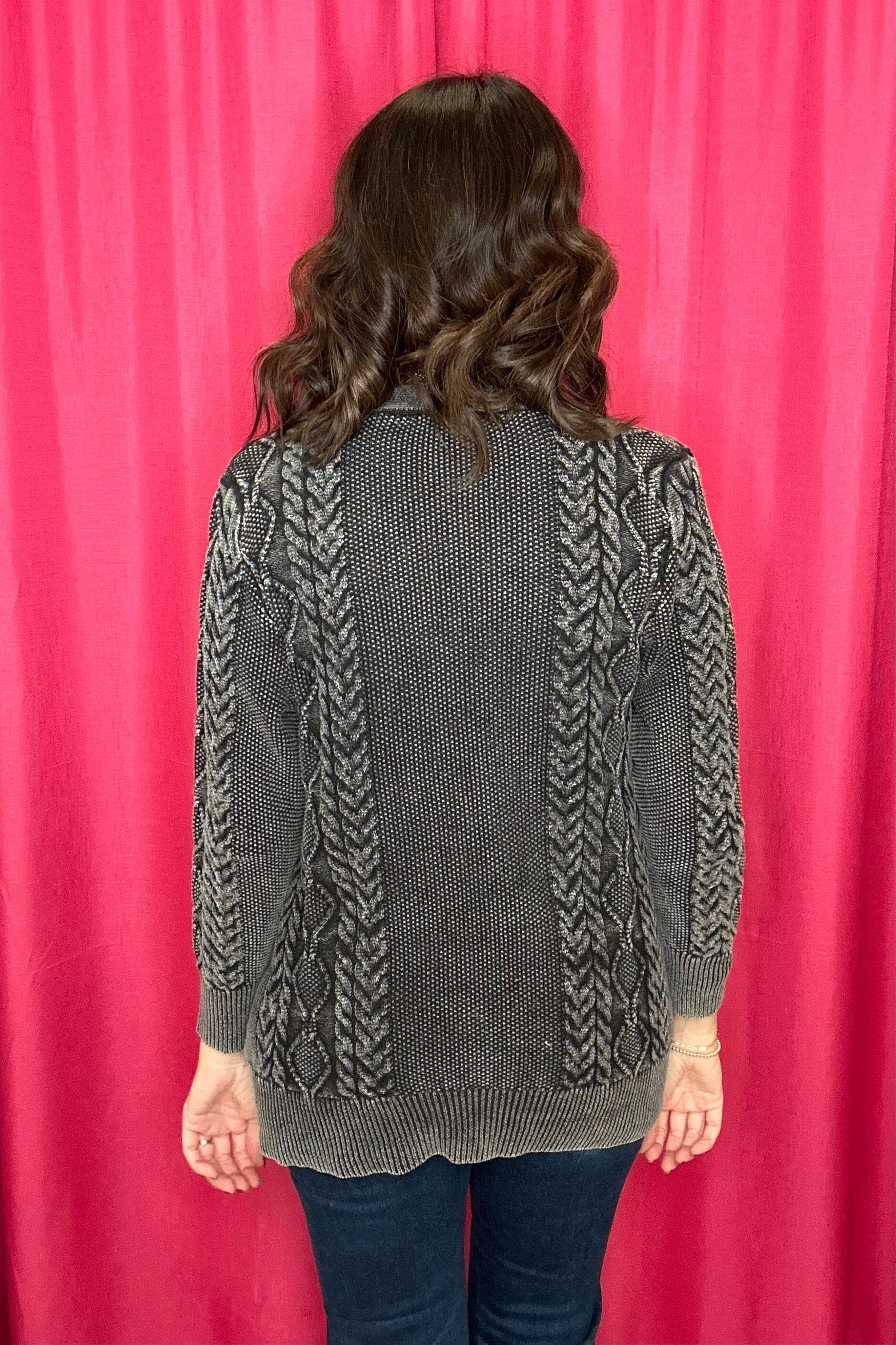 Long Sleeve Textured Cardigan OUTFIT COMPLETER SOUTHERN LADY 