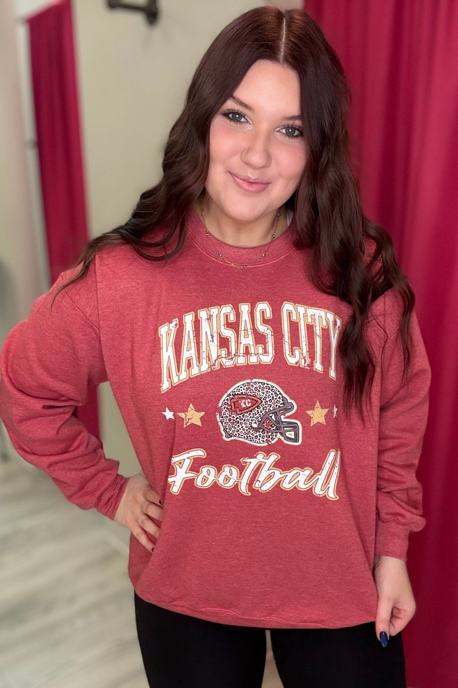 KC Vintage Crew Neck Sweatshirt MISSY BASIC KNIT K Lane&