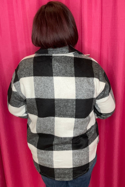 Flannel Shacket JACKET LOVE TREE 