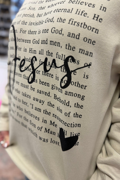 Definition of Jesus Crewneck MISSY BASIC KNIT K Lane&