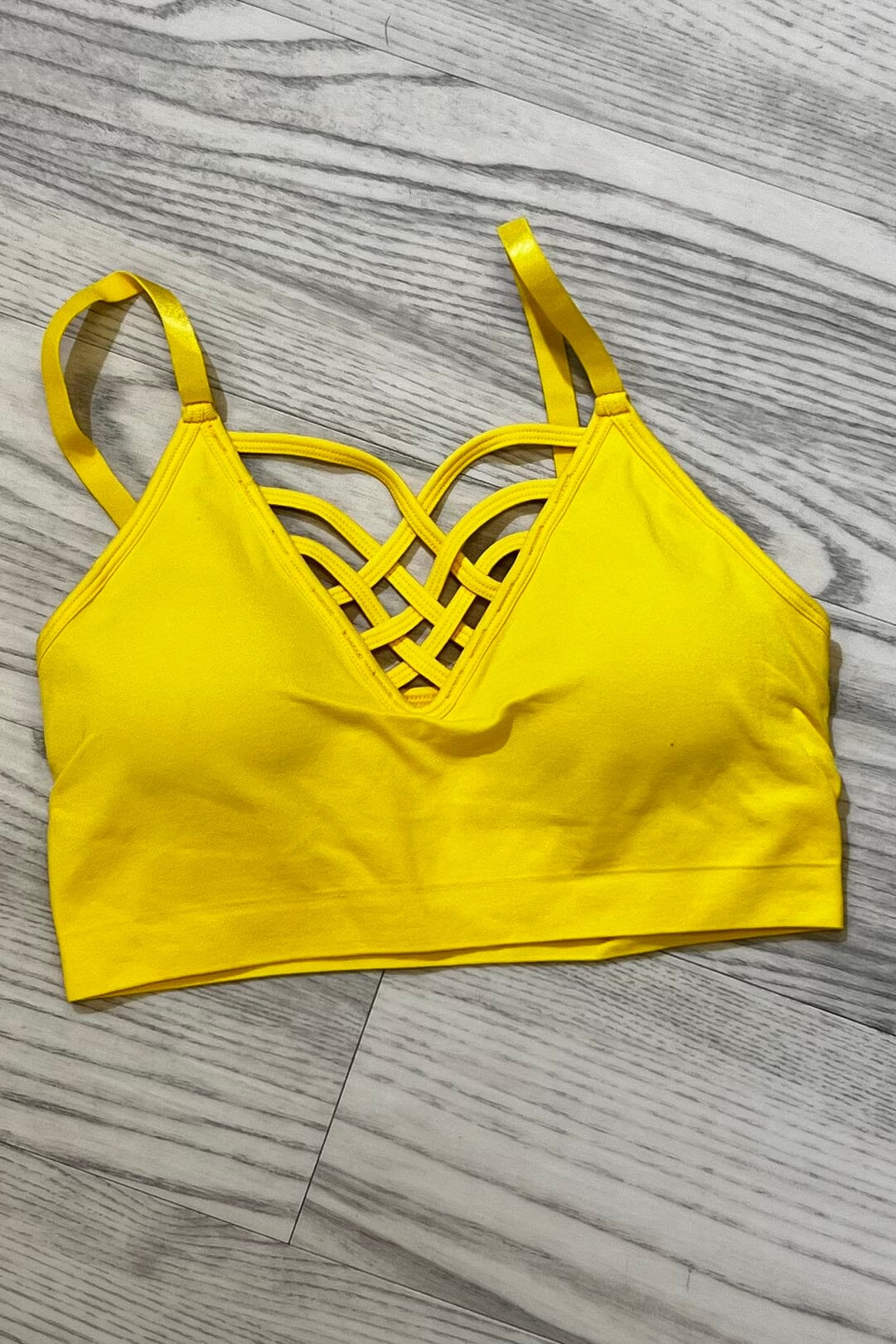 Cage Bras UNDER ZENANA YELLOW S/M 