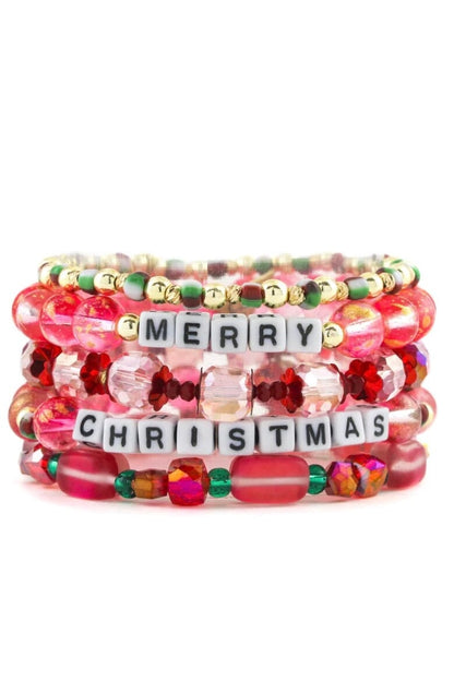 Merry Christmas Stack JEWELRY ERIMISH 