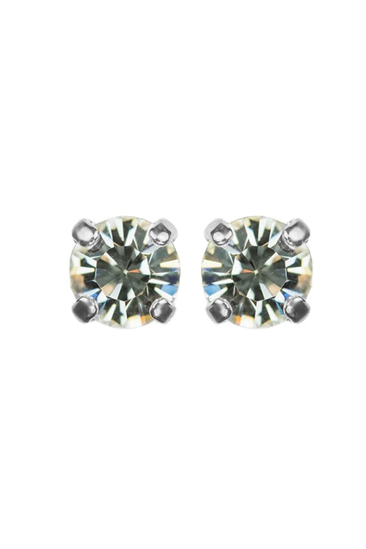 Petite Everyday Stud Earrings in &quot;On A Clear Day&quot; Rhodium BETTERBRANDJEWELRY Mariana 