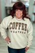 Coffee Weather Sweatshirt MISSY BASIC KNIT K Lane&