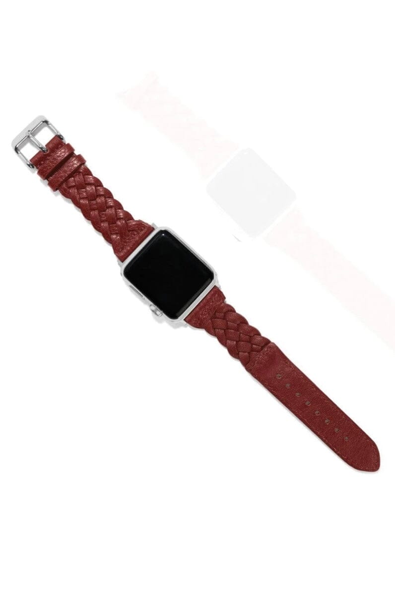 Chili Pepper Sutton Braided Leather Watch Band BWATCHES Brighton Collectables 