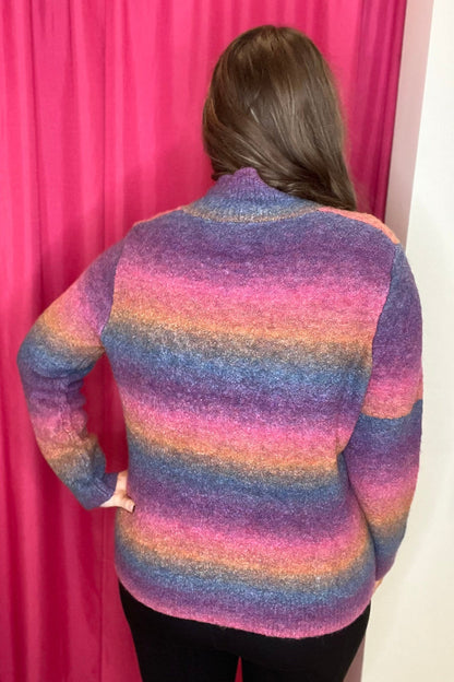 Rachel Fuzzy Ombre Sweater SWEATER CoCo + Carmen 