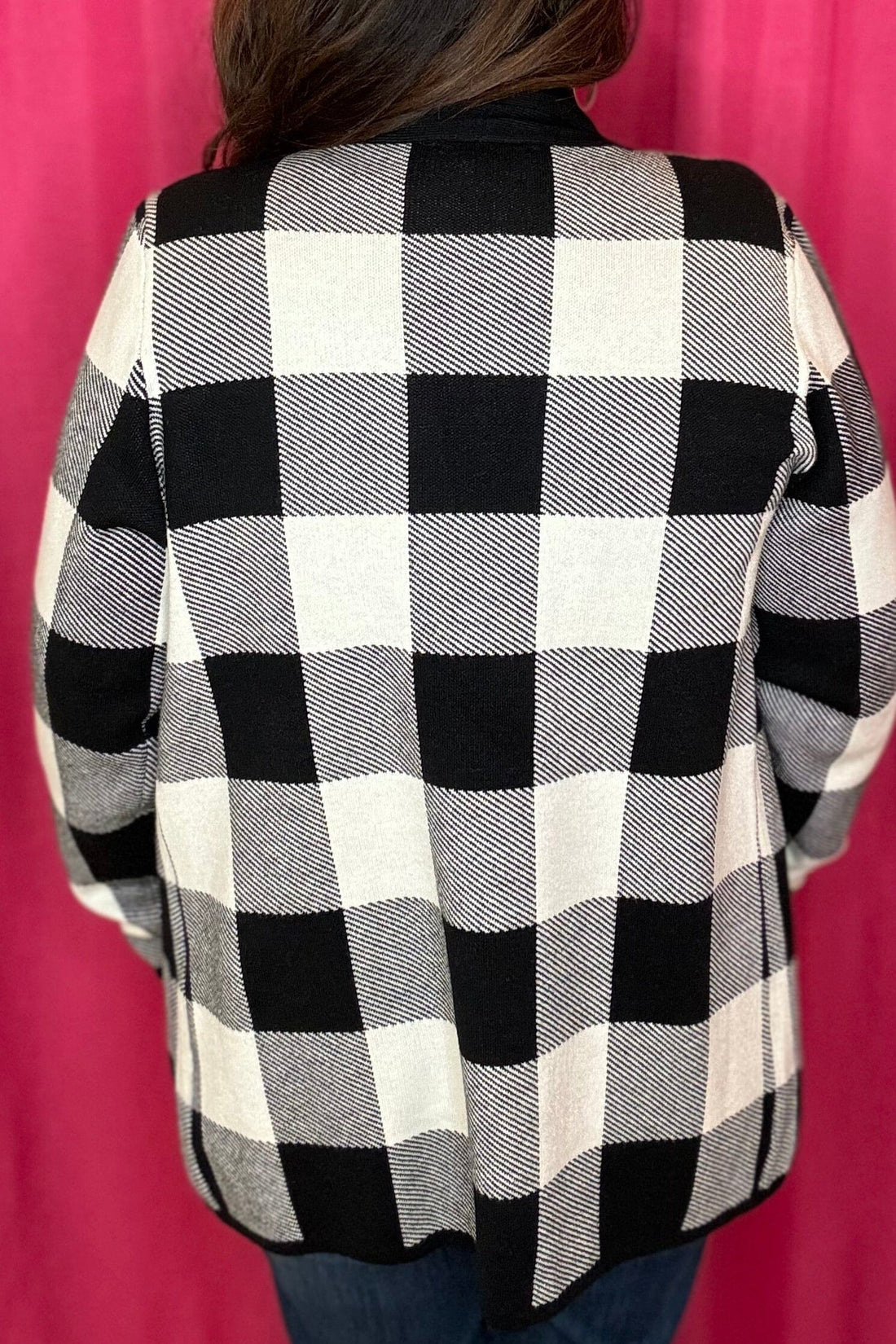 Checkered Plaid Cardigan OUTFIT COMPLETER SOUTHERN LADY 