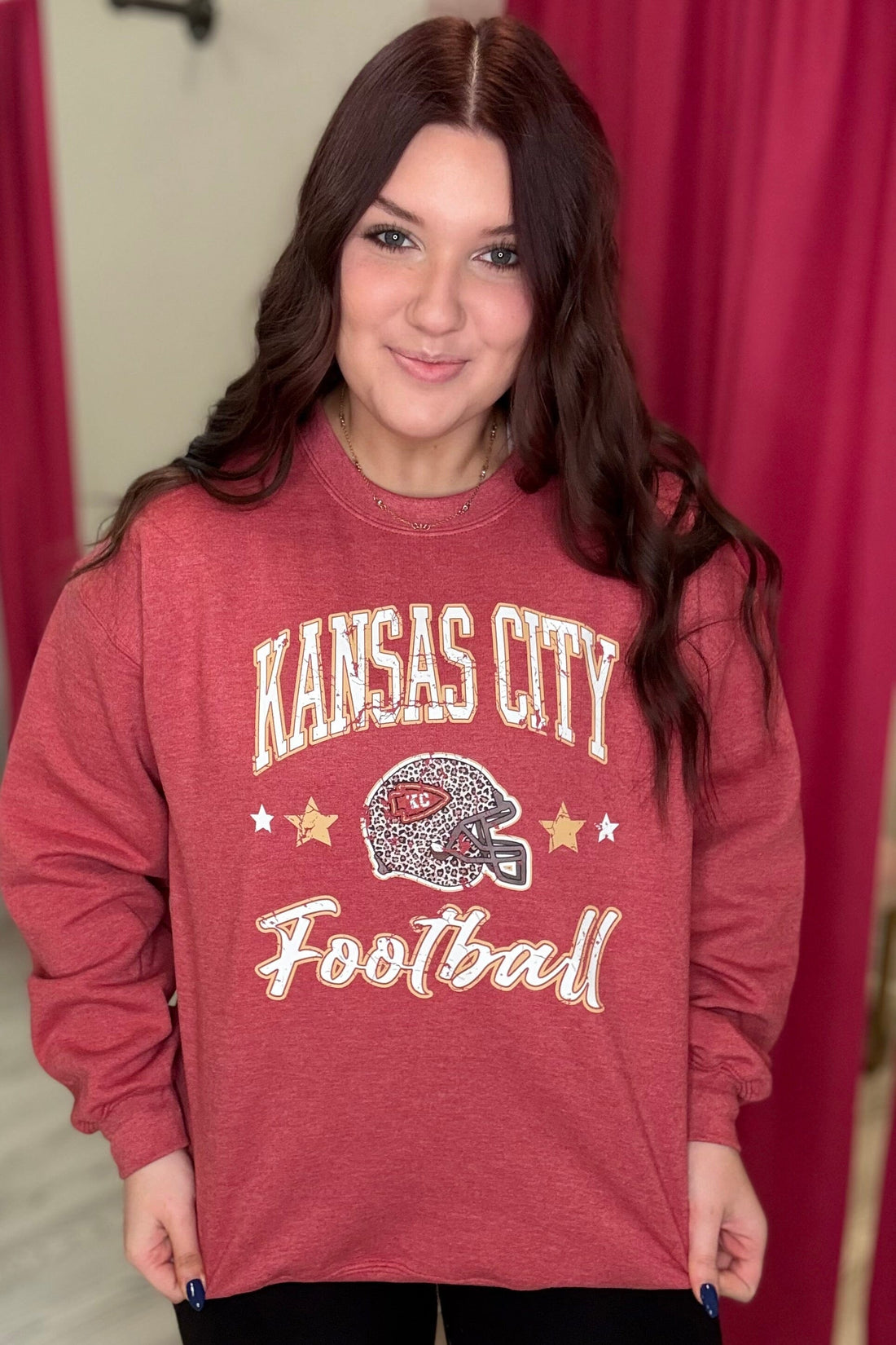 KC Vintage Crew Neck Sweatshirt MISSY BASIC KNIT K Lane&