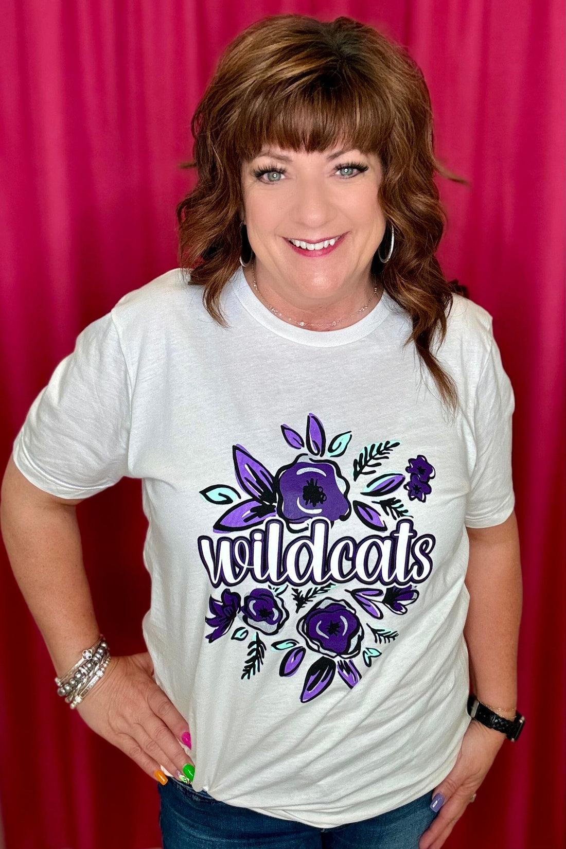 Wildcats T-Shirt MISSY BASIC KNIT K Lane&