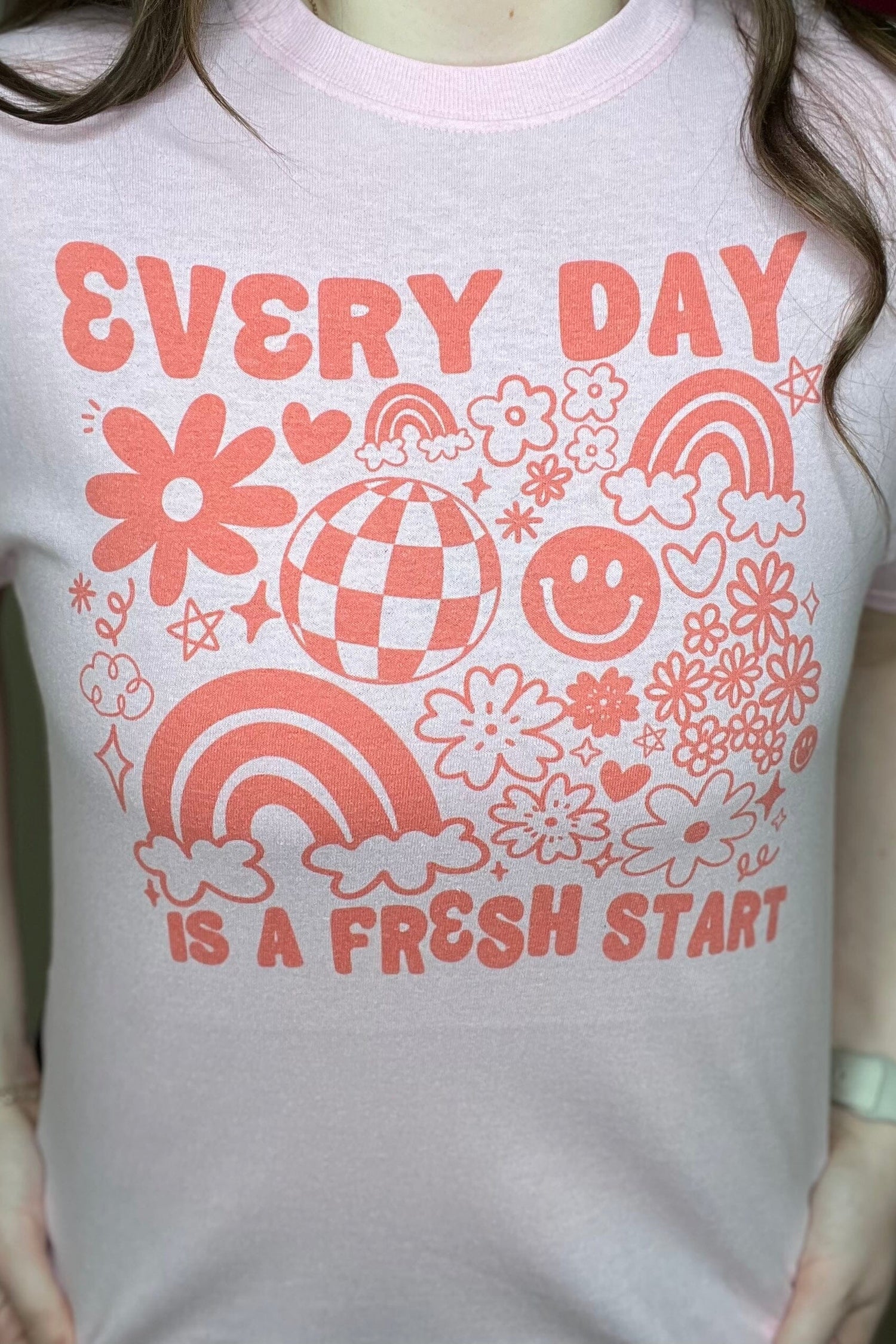 Everyday is a Fresh Start T-Shirt MISSY BASIC KNIT K Lane&