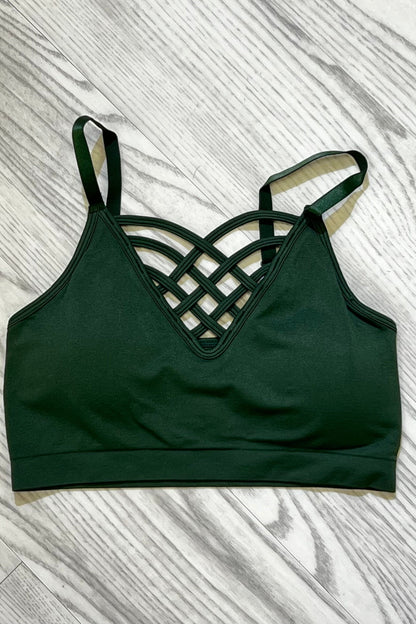 Cage Bras UNDER ZENANA ARMYGREEN S/M 