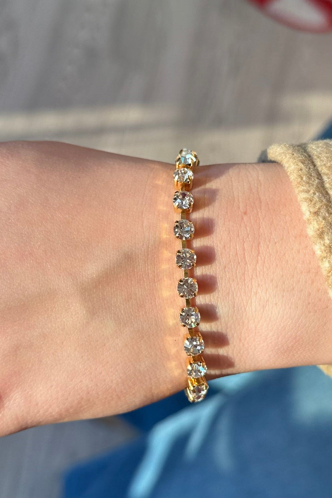 Petite Everyday Bracelet in &quot;On A Clear Day&quot; Yellow Gold BETTERBRANDJEWELRY Mariana 