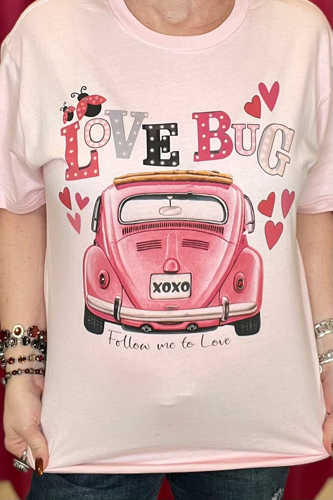 Love Bug Graphic Tee MISSY BASIC KNIT K Lane&