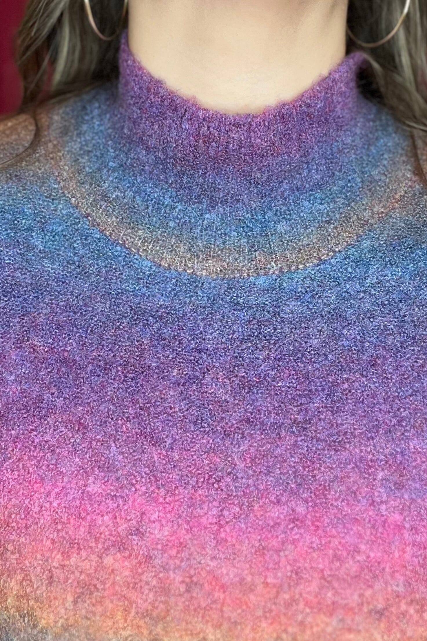 Rachel Fuzzy Ombre Sweater SWEATER CoCo + Carmen 