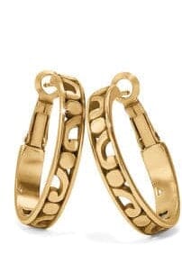 Small Gold Contempo Hoop Earrings BJEWELRY Brighton Collectables 