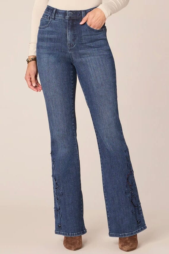 Ab Solution High Rise Out There Flare JEANS DEMOCRACY 