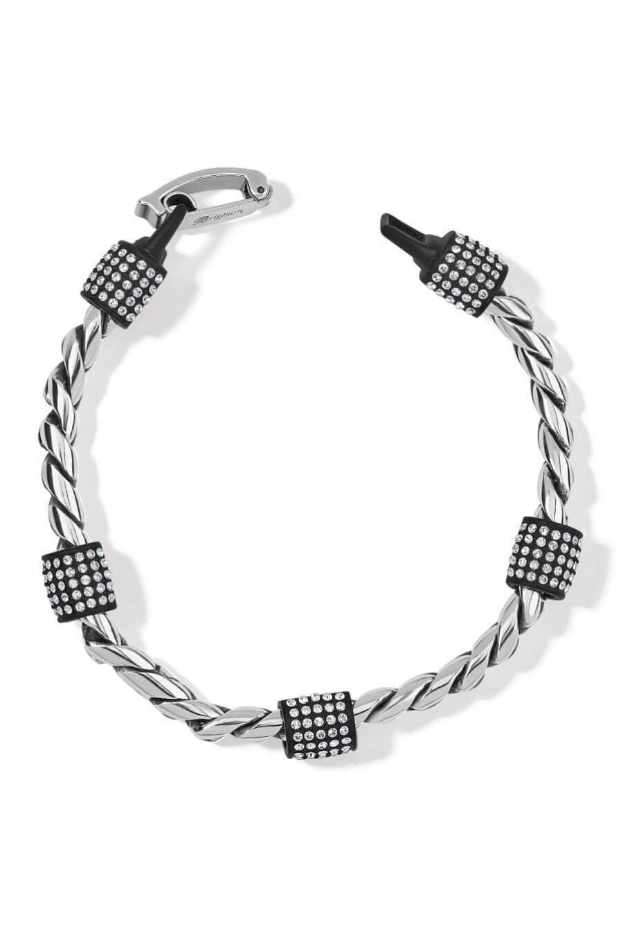 Silver &amp; Black Meridian Bracelet BJEWELRY Brighton Collectables 