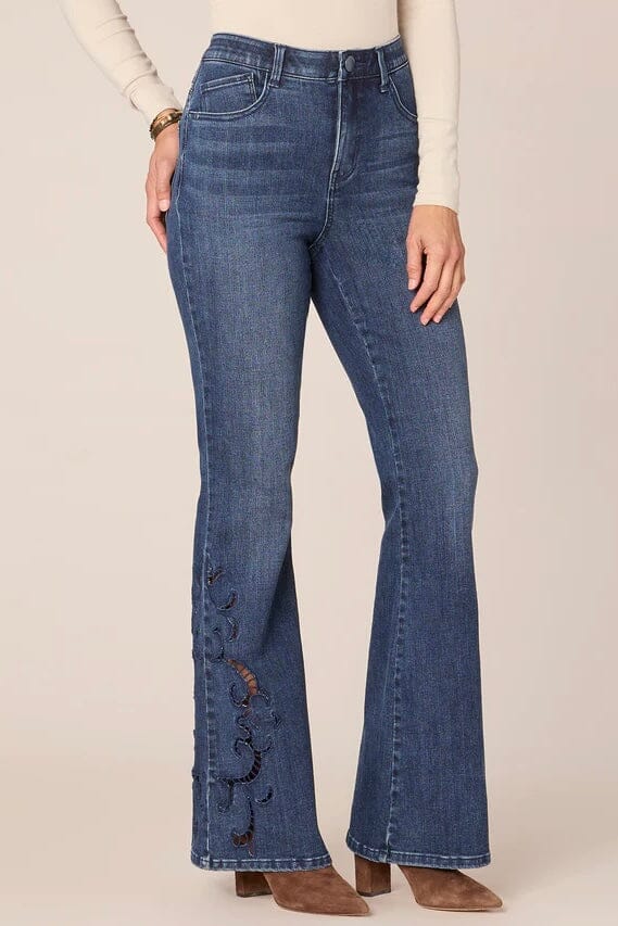 Ab Solution High Rise Out There Flare JEANS DEMOCRACY 