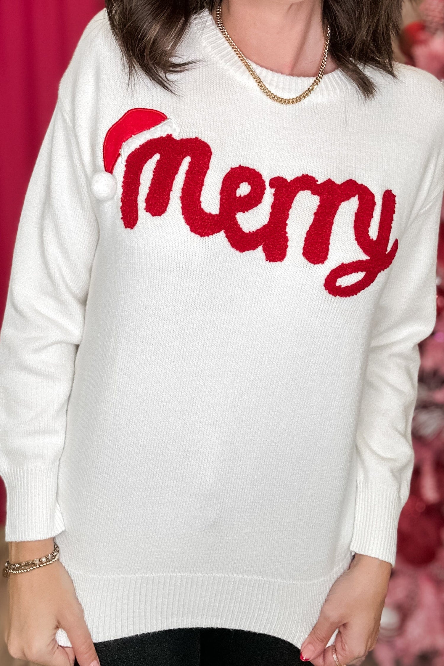 Merry Long Sleeve Sweater JRTOP CASUAL TOP DREAMERS 