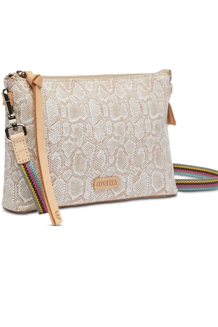 Consuela Diego Slim Leather Crossbody Strap