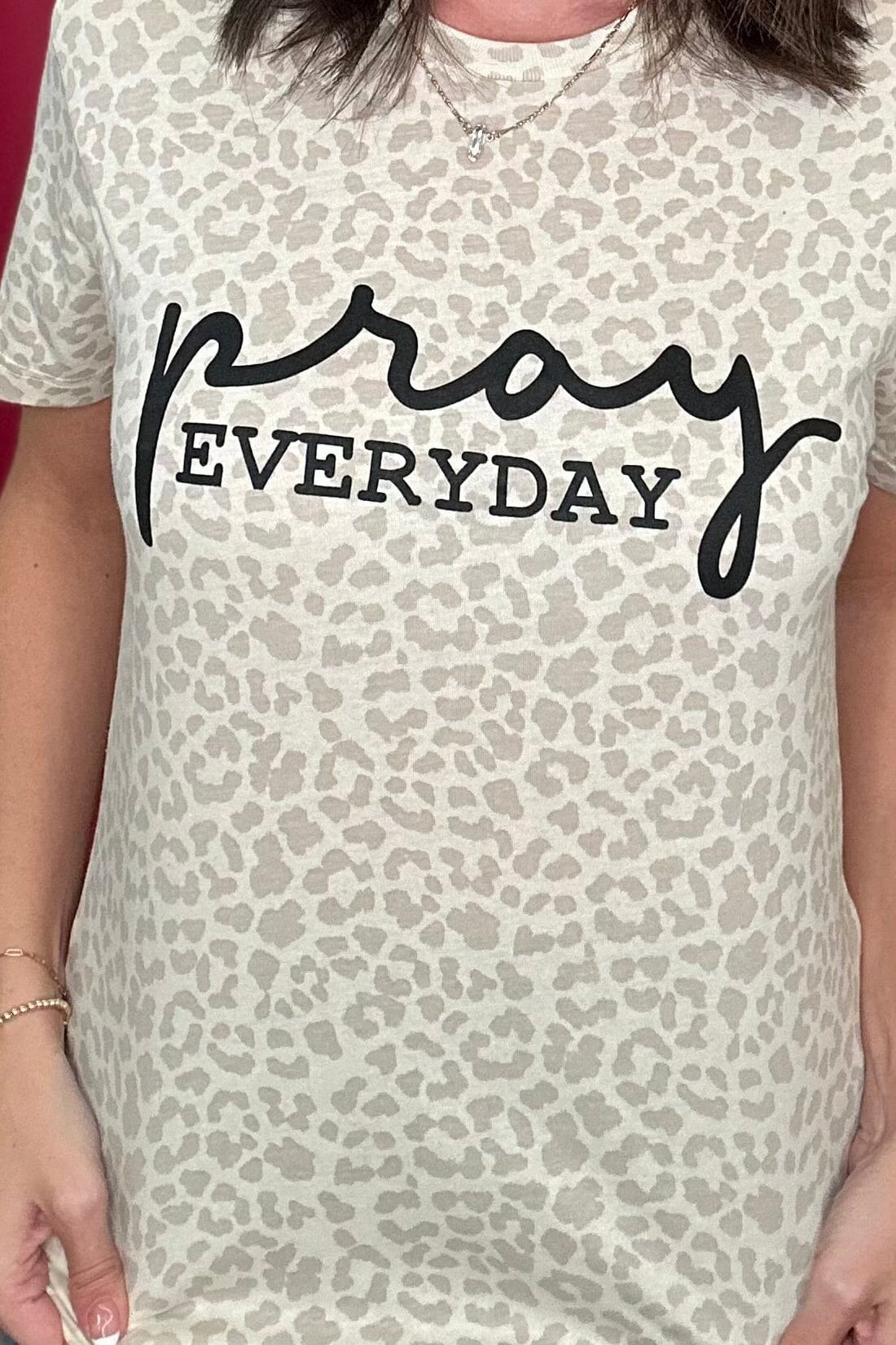 Pray Everyday Tee MISSY BASIC KNIT K Lane&