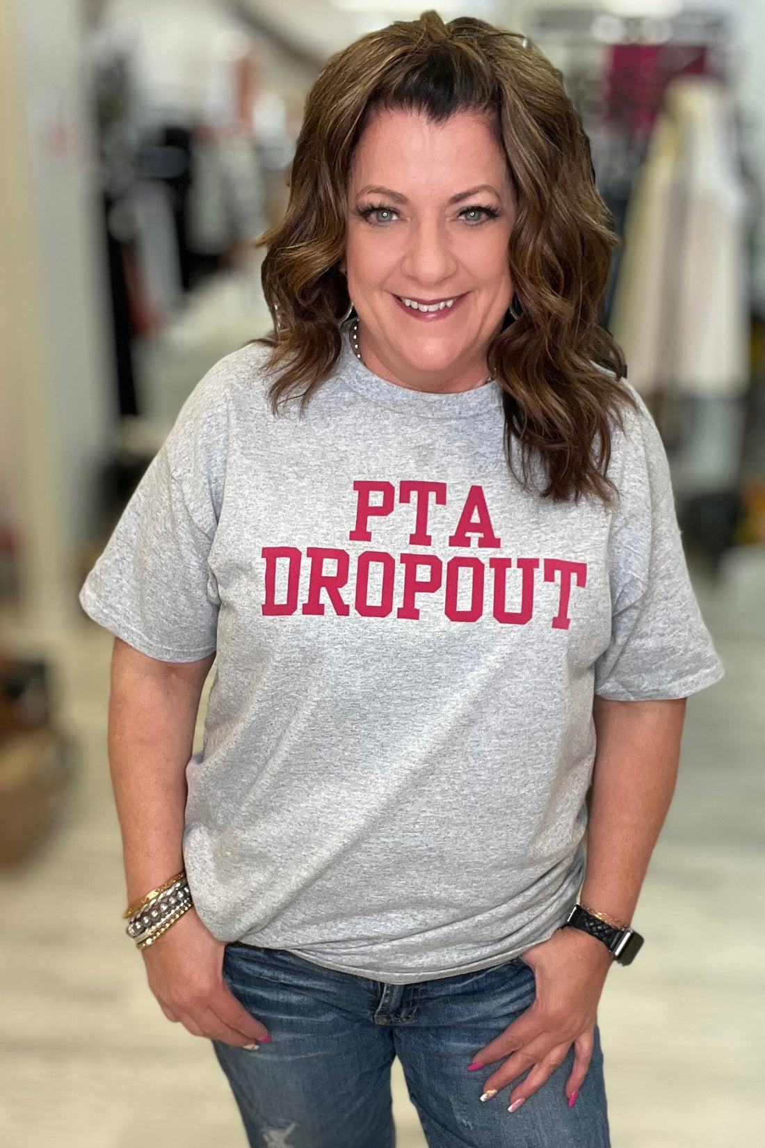 PTA Dropout Tee MISSY BASIC KNIT K Lane&