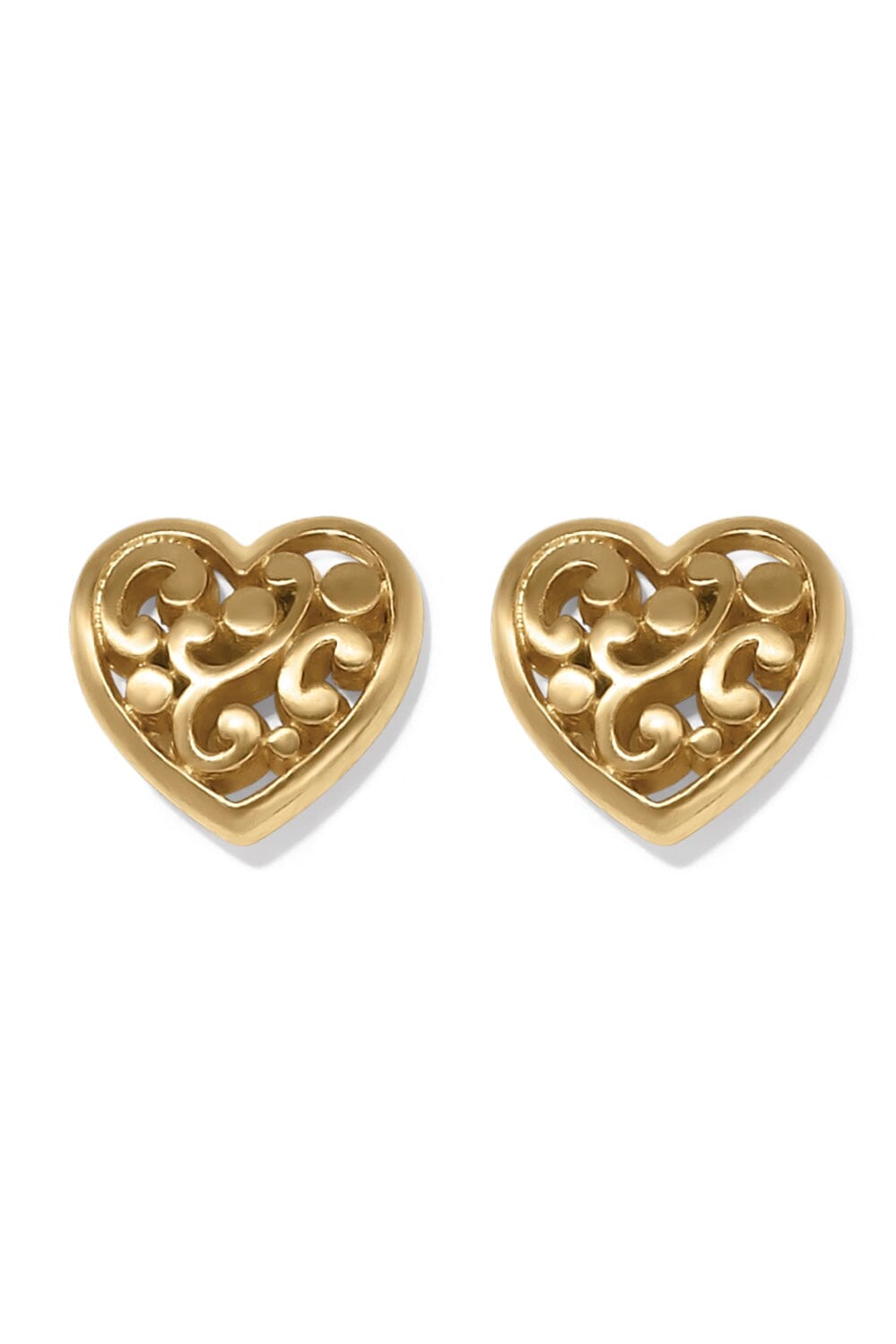 Contempo Heart Post Earrings BJEWELRY Brighton Collectables 