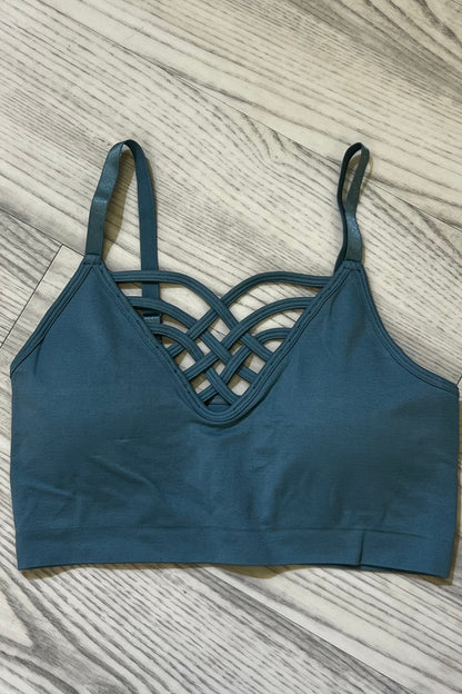 Cage Bras UNDER ZENANA BLUEGREY S/M 