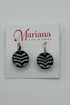 Extra Luxurious Single Stone Leverback Earring in "Zebra" BETTERBRANDJEWELRY Mariana 