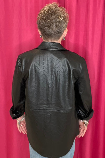 Pleather Shacket JACKET LIVERPOOL 