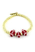 Gold Football Bracelet JEWELRY ERIMISH 