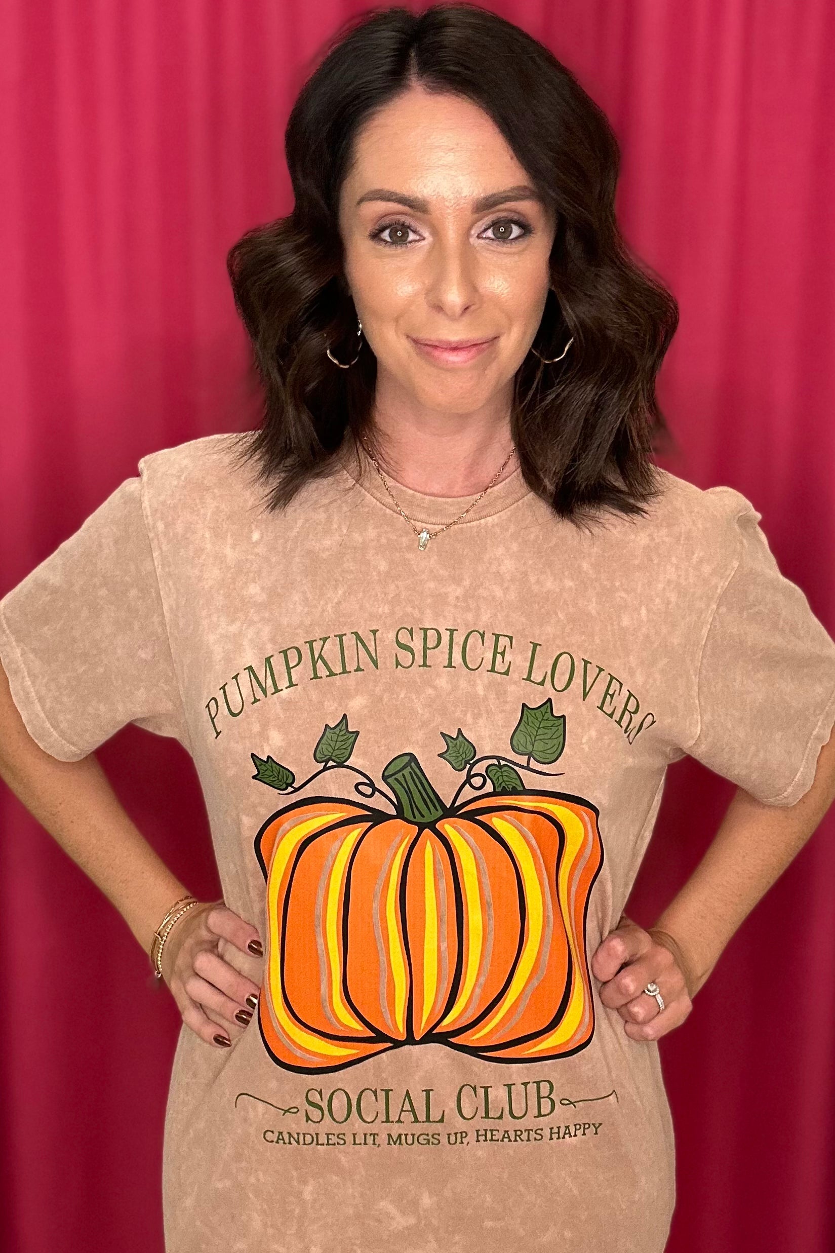 Pumpkin Spice Lover Tee MISSY BASIC KNIT K LANE&