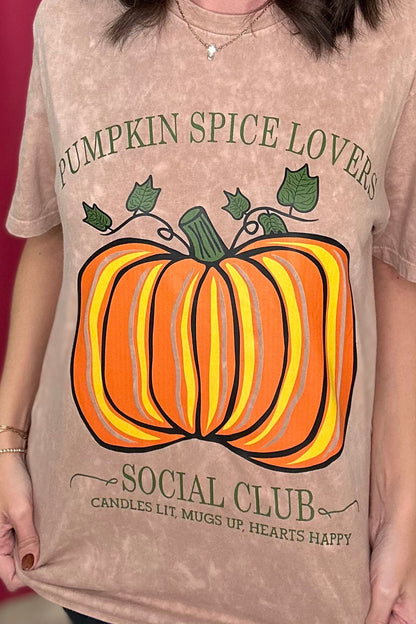 Pumpkin Spice Lover Tee MISSY BASIC KNIT K LANE&