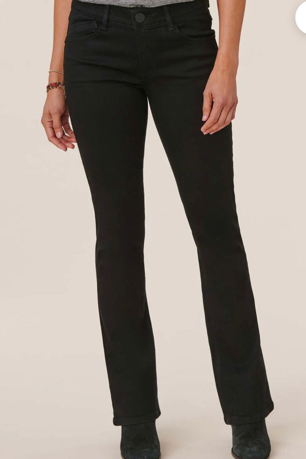 &quot;Ab&quot;solution® Itty Bitty Bootcut Black Jeans BOTTOMS DEMOCRACY 