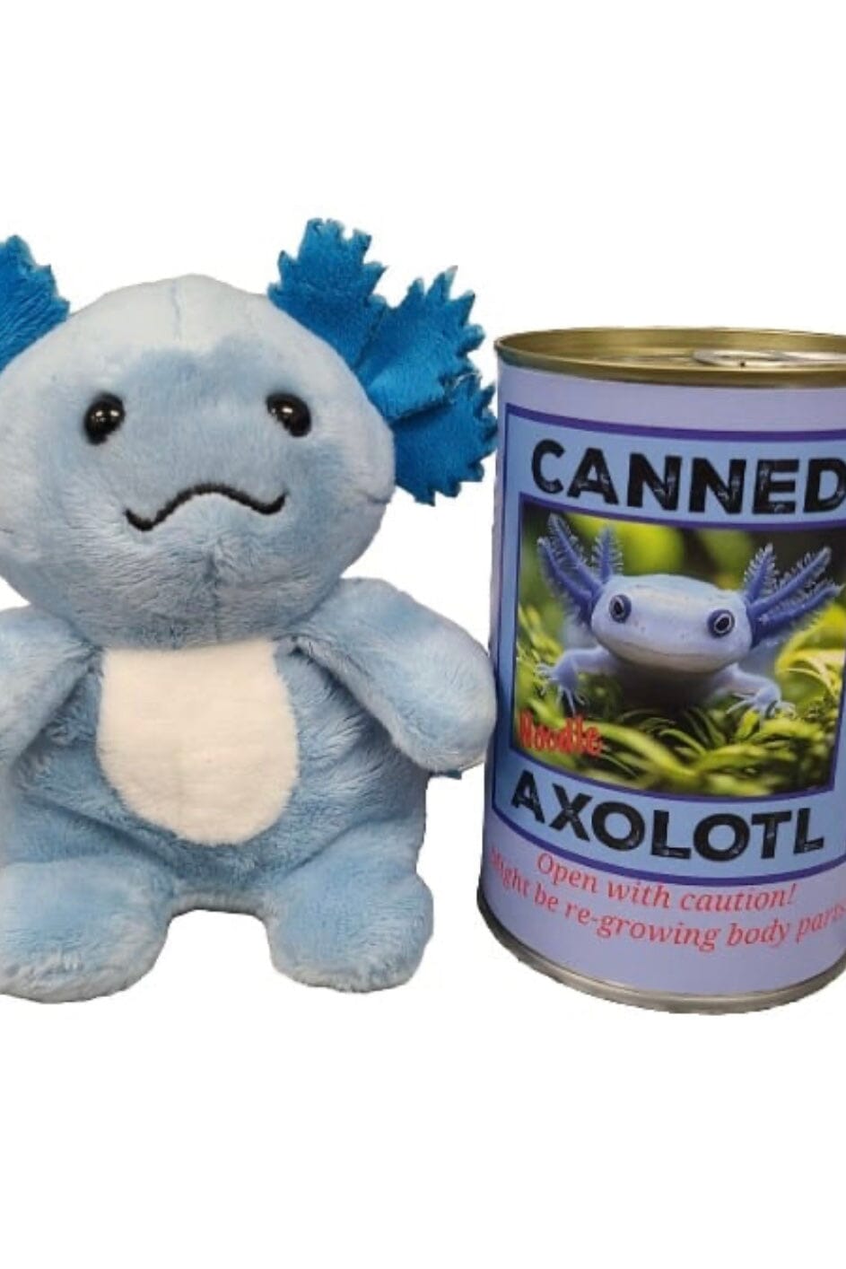 Pop Top Canned Animals GIFT/OTHER CANNED ANIMALS BLUEAXOLOTL 