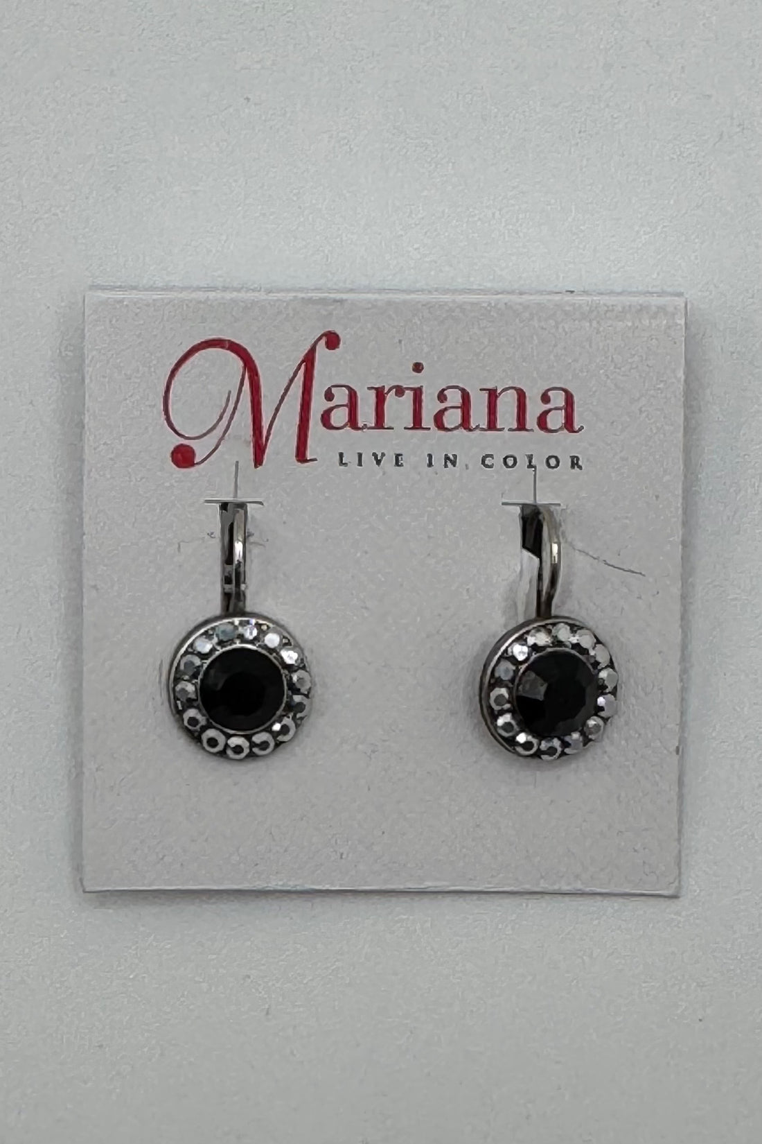 Medium Pavé Leverback Earrings in &quot;French Silk&quot; BETTERBRANDJEWELRY Mariana 